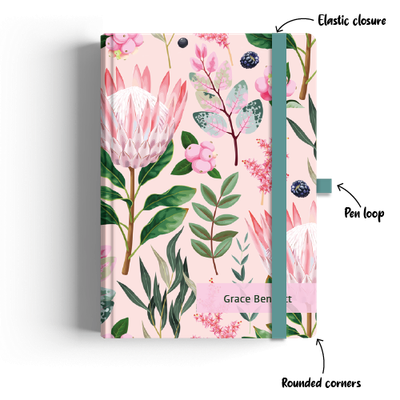 Show details for Protea Garden A4 Journal