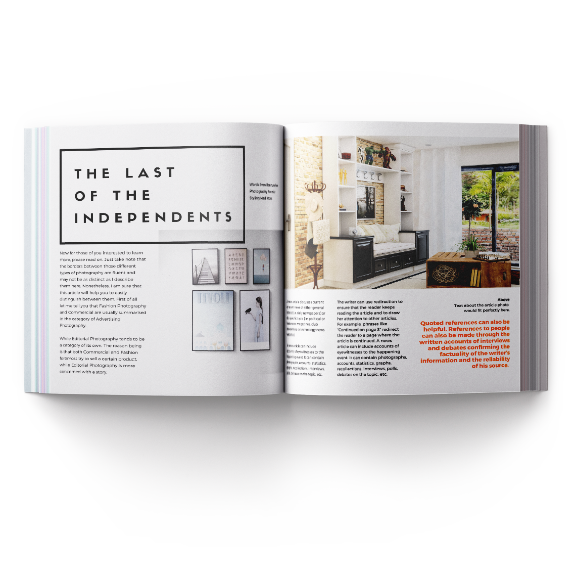 Show details for Square Magazine or Catalogue Text - Stapled