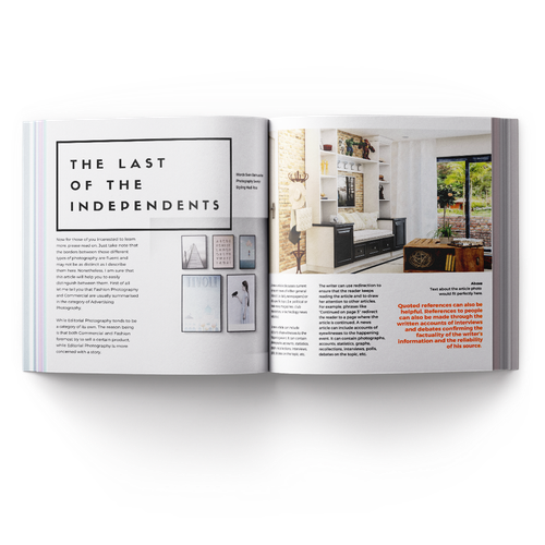 Show details for Square Magazine or Catalogue Text - Stapled