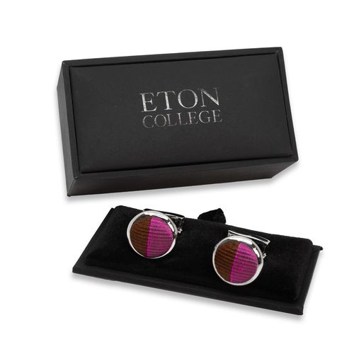 Show details for Mustians Silk Woven Cufflinks