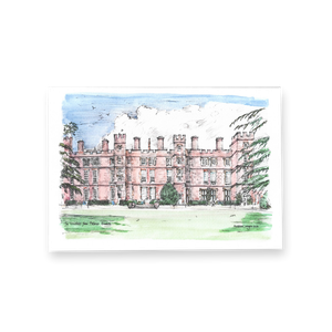 Show details for A4 Print The Cloisters from Fellows Garden