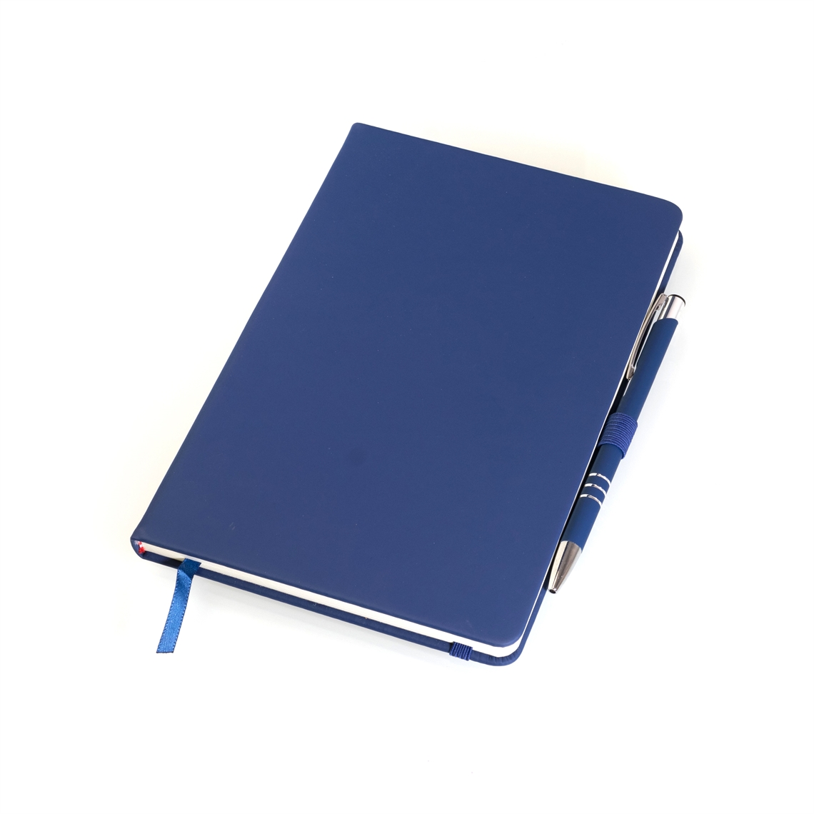 Show details for Navy A5 Notebook and Pen