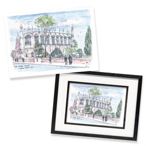 Show details for A4 Print Eton College Chapel