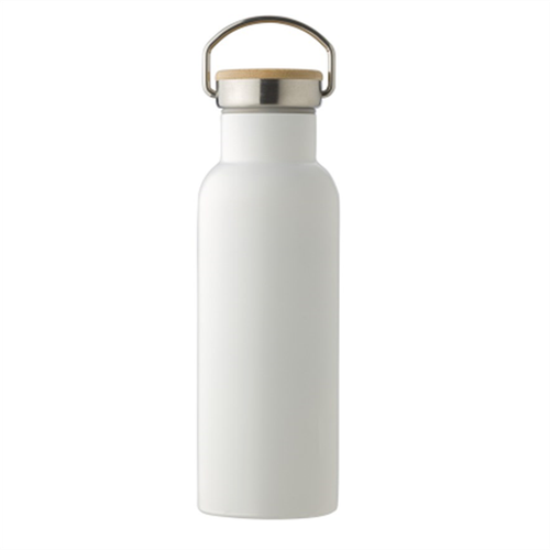 Show details for Metal Water Bottle White